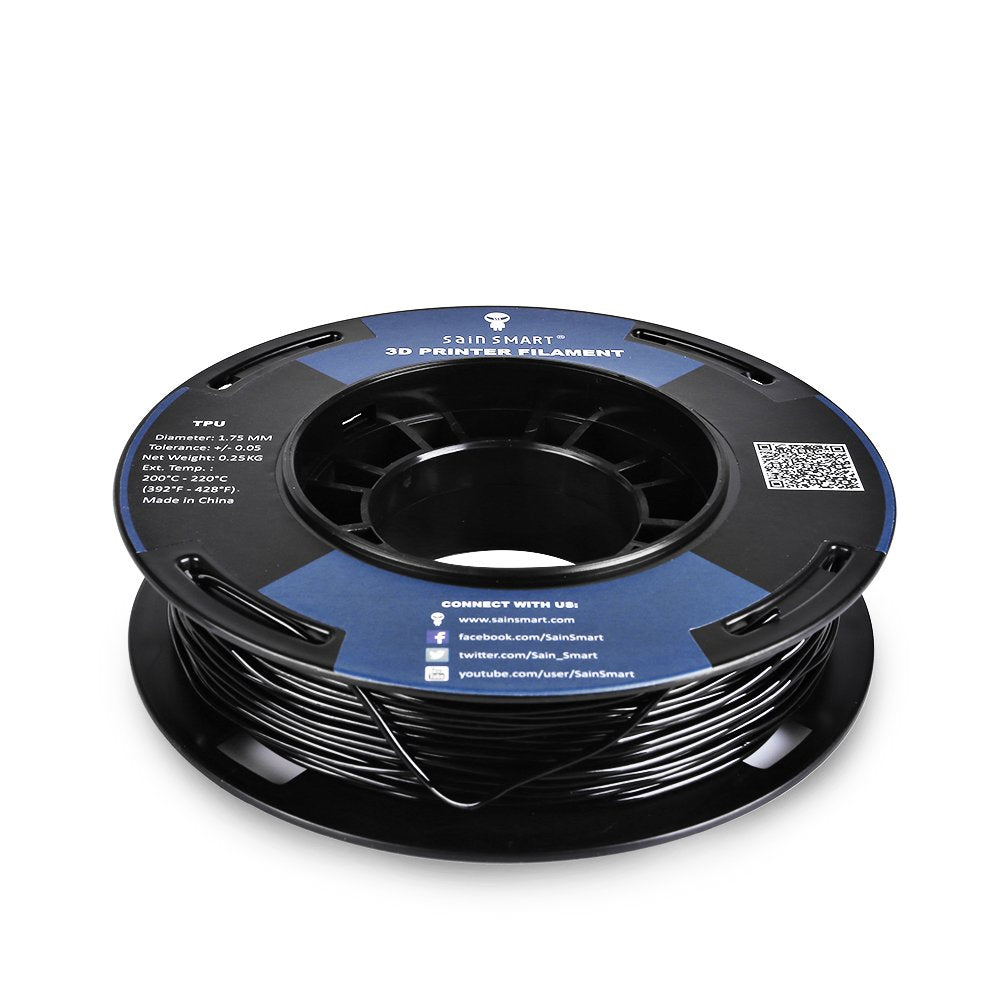 Sainsmart   Tpu Blk 0.25Kg1.75 Sainsmart 1.75Mm 250G Flexible Tpu 3D Printing Filament, Dimensional Accuracy +/  0.05 Mm (Black)