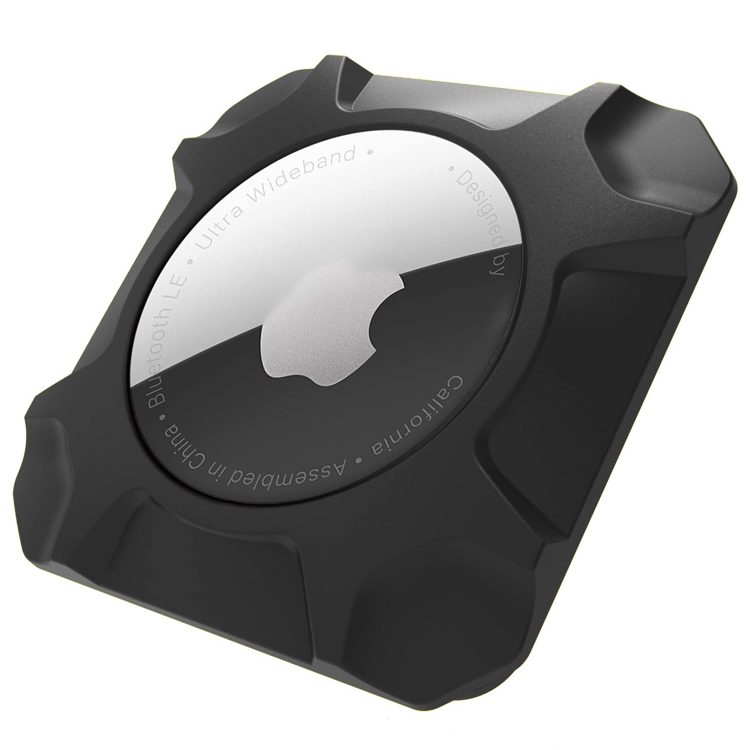 Guanzhi Airtag Holder Strong Case Stick On Mount For Airtag Protective Pasteable Accessories Air Tag Case With Apple Airtag Hidden Protective Location Tracker(1 Pack)