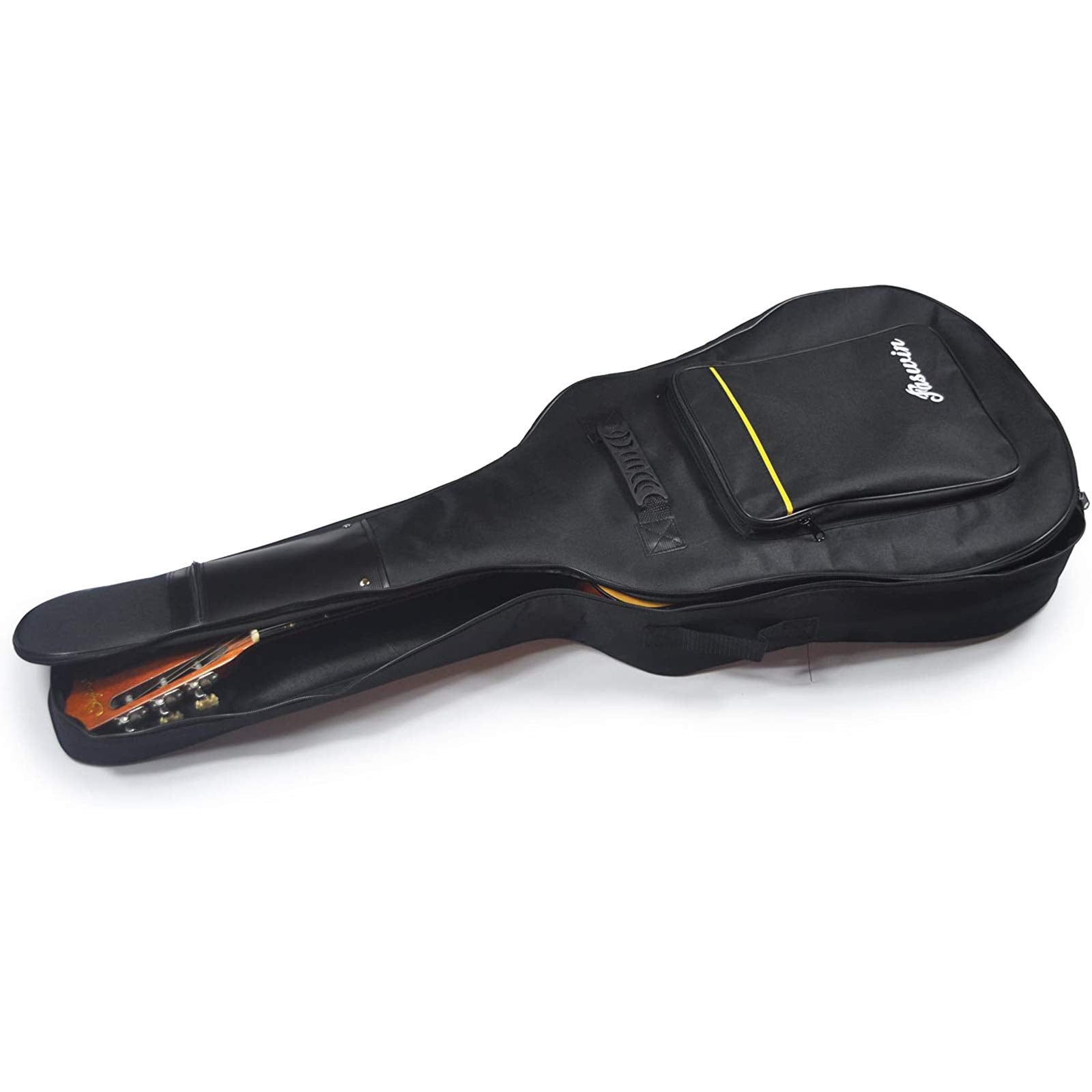 Faswin 41 Inches Guitar Bag Dual Adjustable Shoulder Strap Acoustic Guitar Case Gig Bag, Waterproof Oxford Cloth 0.3 Inch Thicke