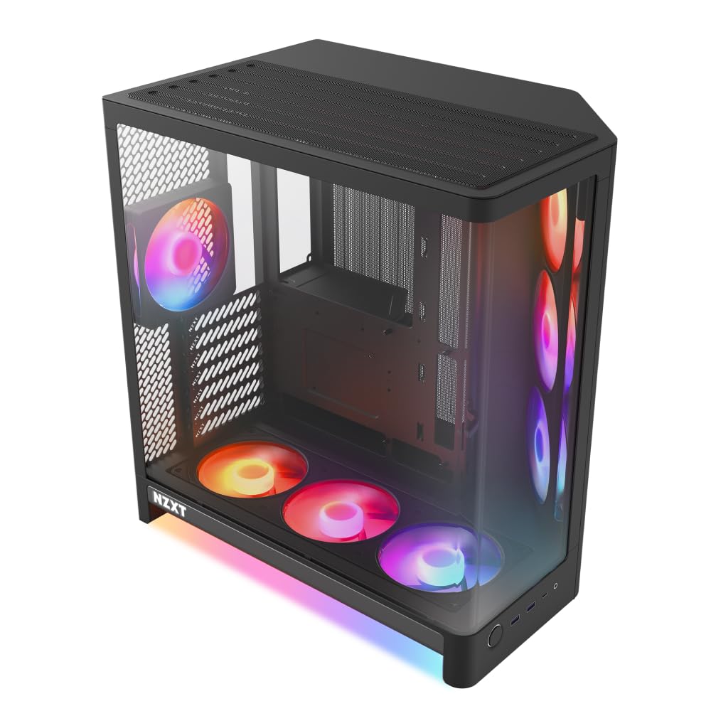 NZXT CS CCH62FBP1 H6 RGB+ (2026) Compact Dualchamber ATX Mid Tower TG Black