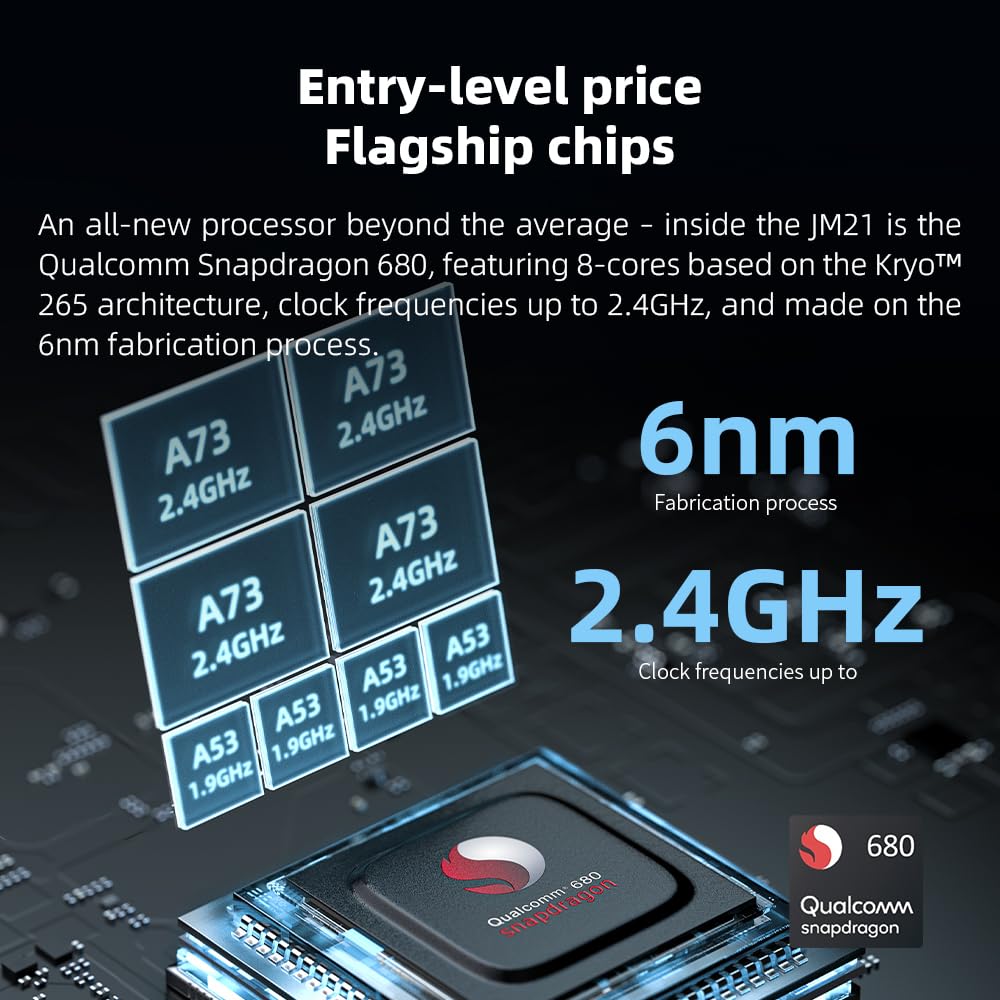 Jadeaudio/Fiio Jm21 Android 13 Hi Res Music Player Mp3 With Snapdragon 680, Bluetooth Wifi Usb Dac 12.5H Playtime (Sky Blue)