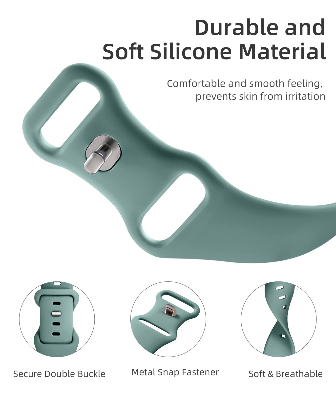 Geak 15 Pack Compatible With Apple Watch Band For Women Men 45Mm 44Mm 42Mm 49Mm, Soft Silicone Sport Replacement Strap Compatibl