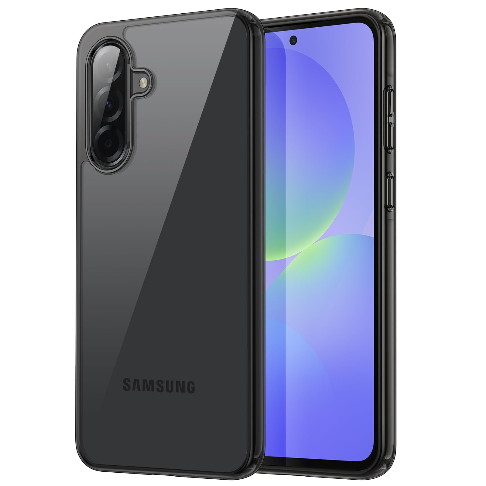 JETech Case for Samsung Galaxy A36 5G, Non-Yellowing Shockproof Bumper Protective Phone Cover, Anti-Scratch Hard PC Back (Black)