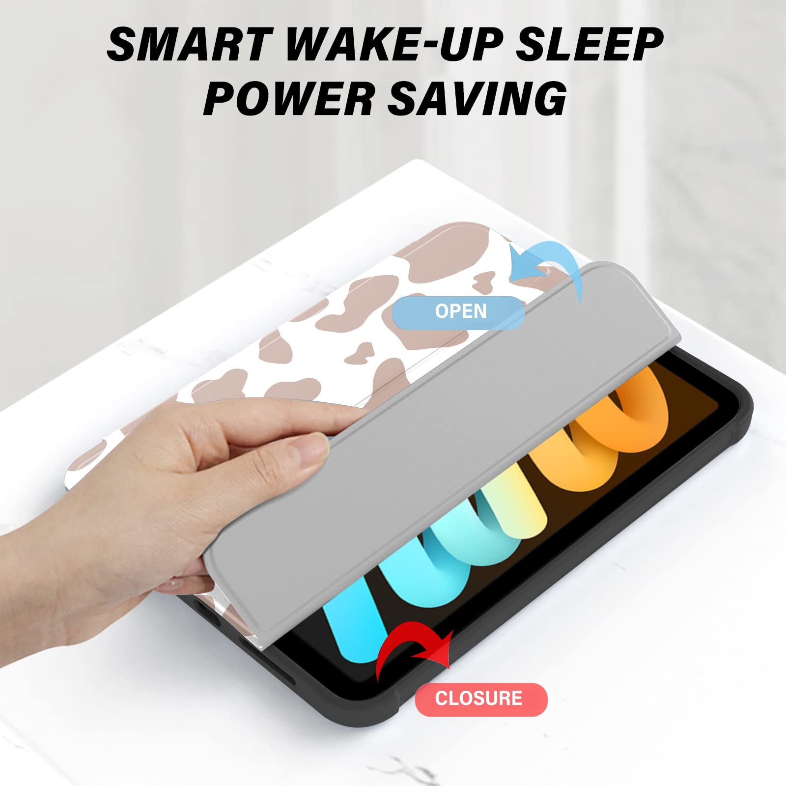 Deokke Compatible With Ipad Mini 7 Case(A17 Pro) 2024 Ipad Mini 6 Case 8.3 Inch 2021,Ipad Mini 7Th/6Th Generation Case With Penc