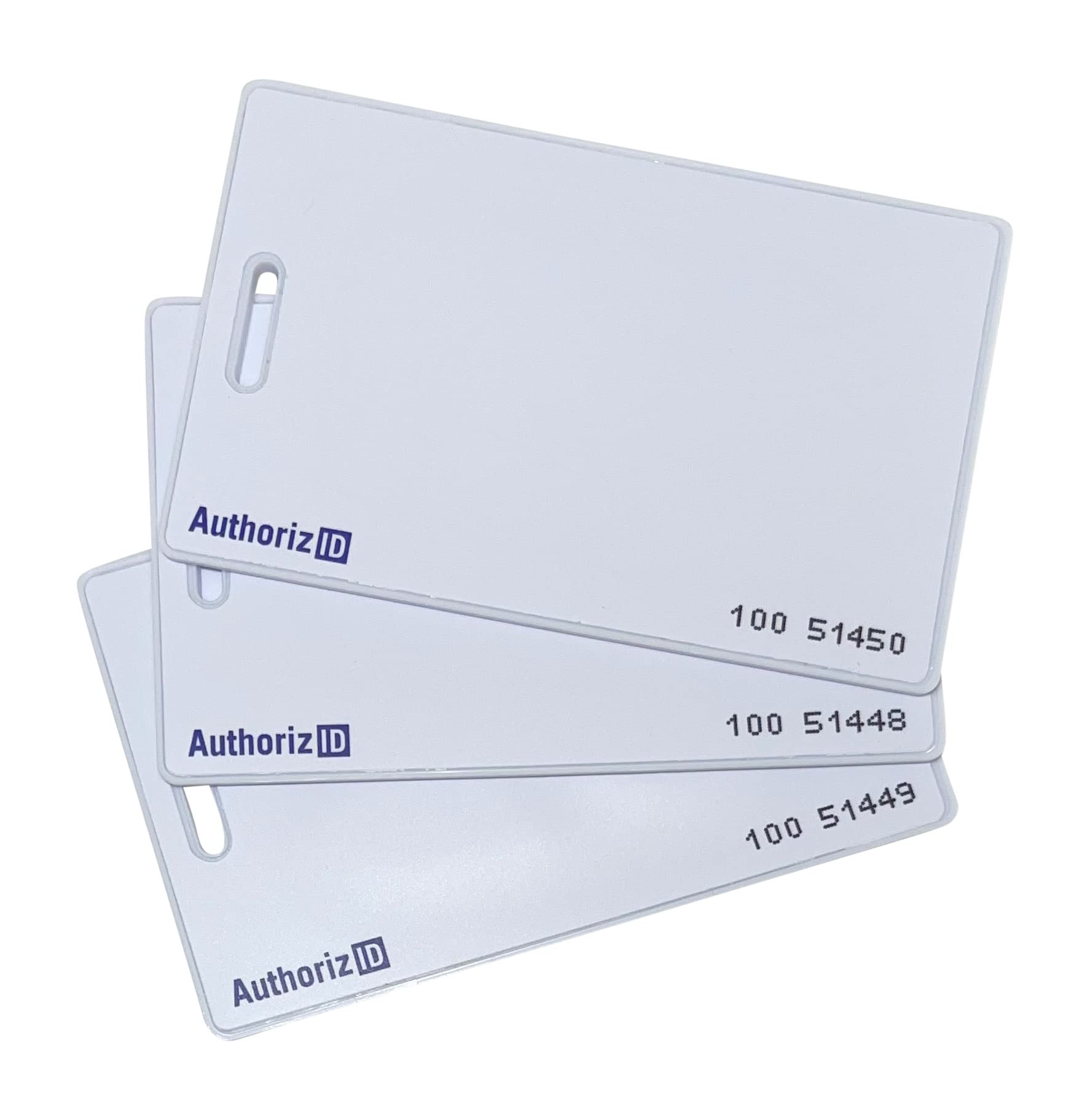 Authorizid 5   26 Bit H10301 125 Khz Clamshell Proximity Card Wiegand T5577 Chip. Compatible With 1386 1326 7610 1586 1391 And 1