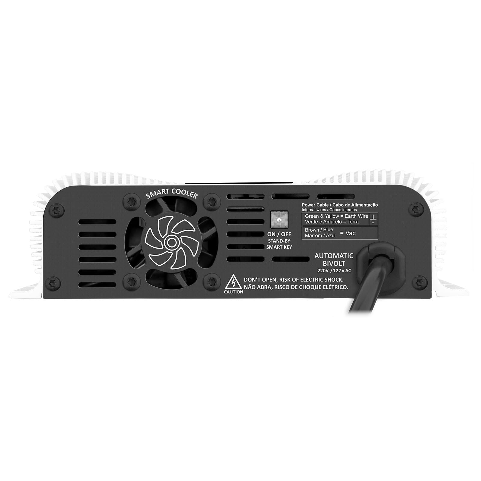 Taramps Smart Charger 130A - 1850W Car Audio Power Supply, Bivolt Automatic 127/220VAC, Dynamic Mode, White