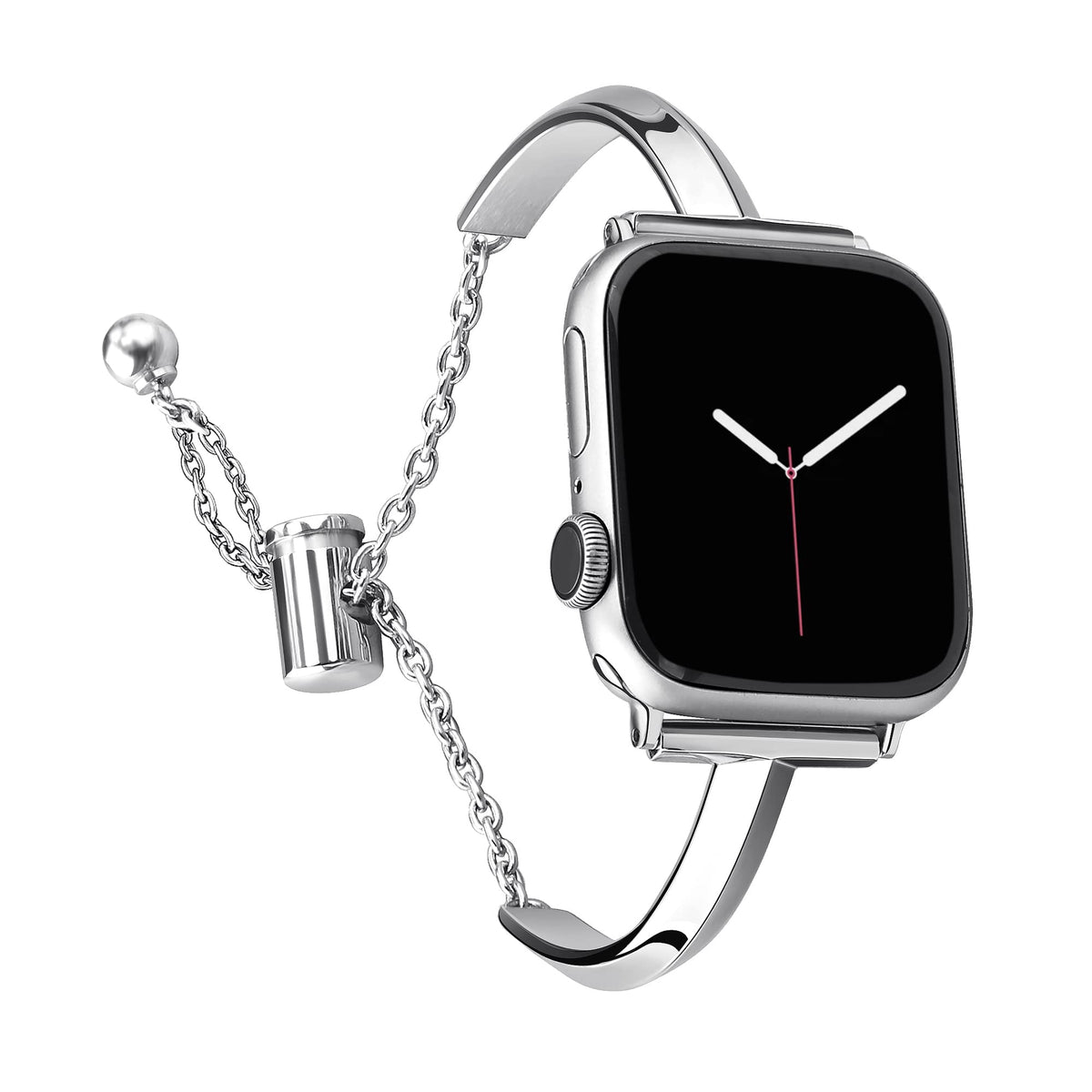 Plusroc Stainless Steel Band Compatible With Apple Watch Band 38Mm 40Mm 41Mm Iwatch Se Series 9 8 7 6 5 4 3 2 1, Slim Versatile