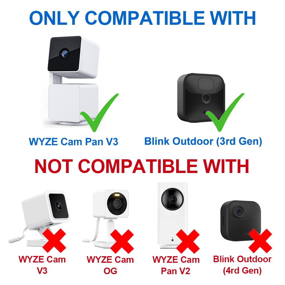 Dianmu 20Ft Power Cable And Adapter For Wyze Cam Pan V3 Indoor/Outdoor, Blink Outdoor (3Rd Gen), Weatherproof L Shaped Charging