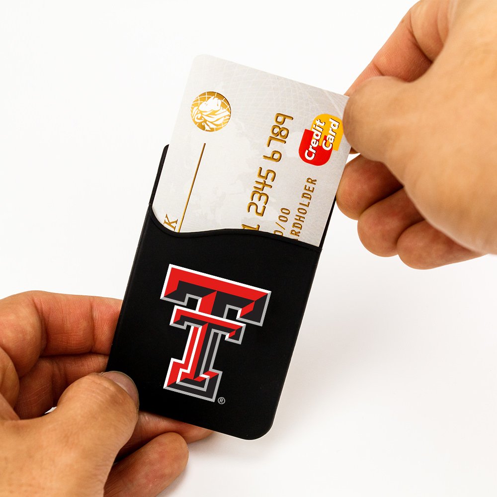 Guard Dog Silicone Credit Card Holder/Phone Wallet - Texas Tech Red Raiders