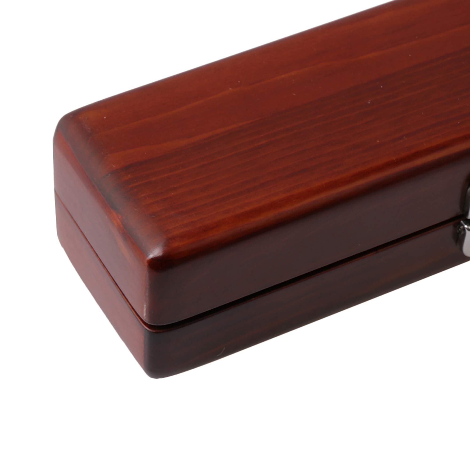 Lovermusic Red 18.11Inch Length Wooden Band Music Director Orchestra Conductor Conducting Music Box Case