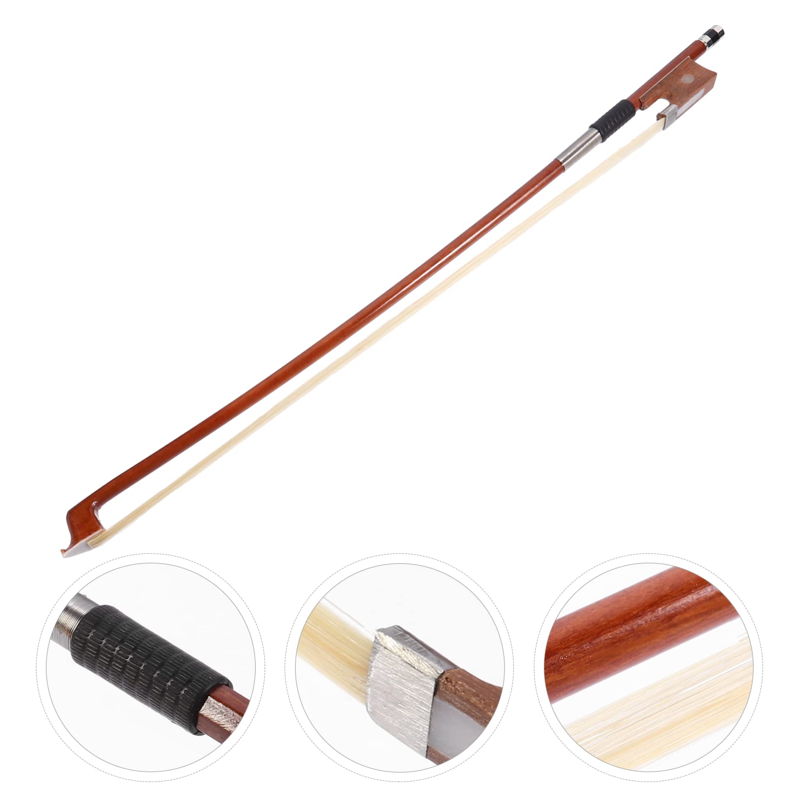 Vaguelly 1/10 Violin Bow, Light Weight with Horse Hair, 45cm, Random Color, Model 5264019OB15RC