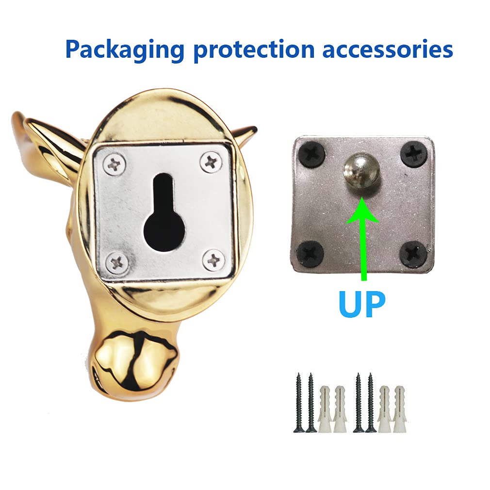 Hidear Guitar Holder Wall Hanger Bull Art Guitar Ukulele Hook Guitar Hanger Wall Hook Holder Stand For Bass Electric Acoustic Gu