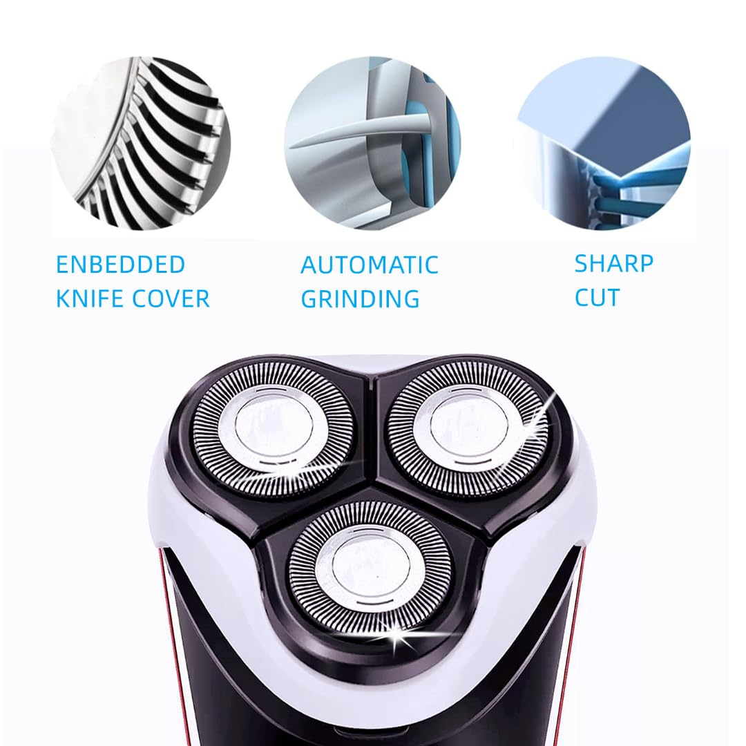 Hq8 Replacement Heads For Aquatec Shavers,Compatible With Razor Pt720 At880 At810 Heads, Hq8 Blades,3 Pcs