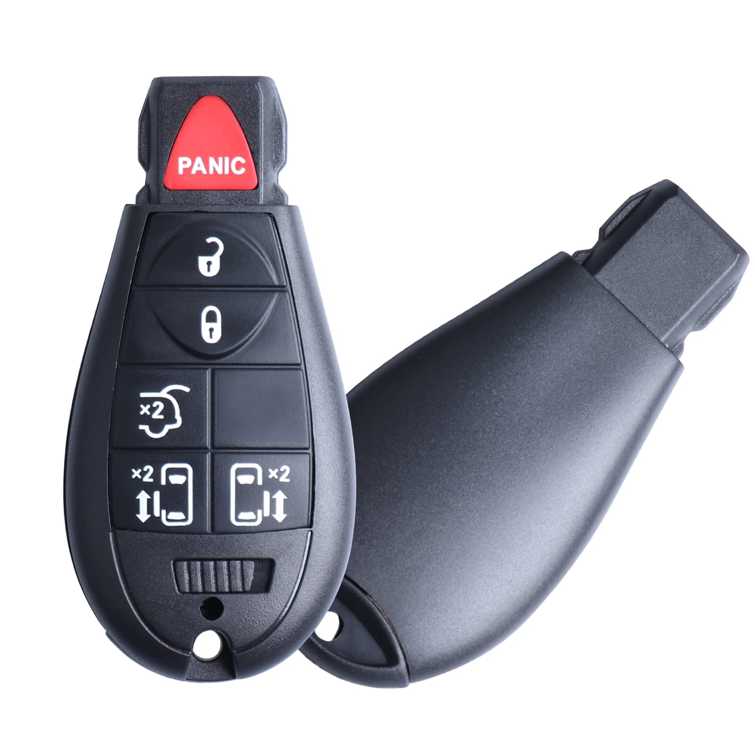 2 X Key Fobs Replacement Keyless Entry Remote Control Fits For Dodge Grand Caravan/Chrysler Town And Country 2008-2018 (M3N5Wy78