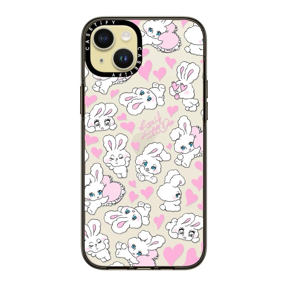 Casetify Compact Iphone 15 Plus Case [2X Military Grade Drop Tested / 4Ft Drop Protection]   Cute Prints   Sweetheart Mix   Clea