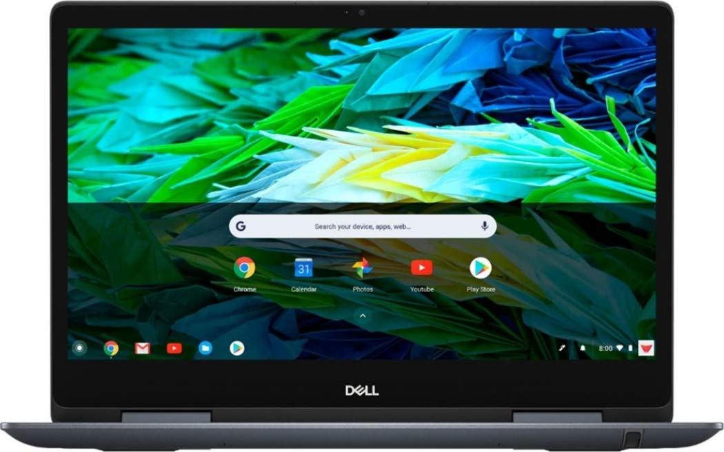 Dell Inspiron 2-in-1 14 Full HD Touch-Screen Chromebook - Intel Core i3, 4GB Memory, 128GB eMMC Solid State Drive Urban Gray Chr