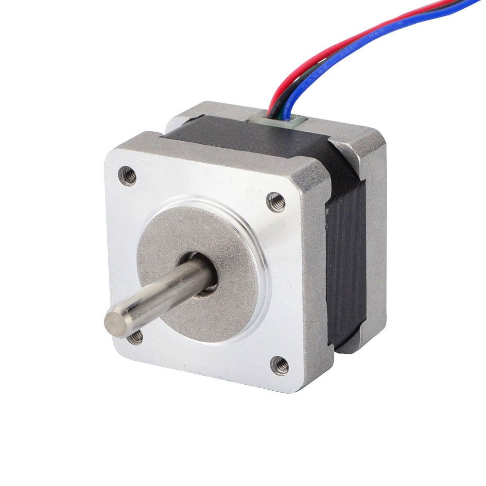 Stepperonline Nema 14 Stepper Motor 0.9Deg(400 Steps/Rev) 0.4A 11Ncm/15.6Oz.In Bipolar 4 Wires