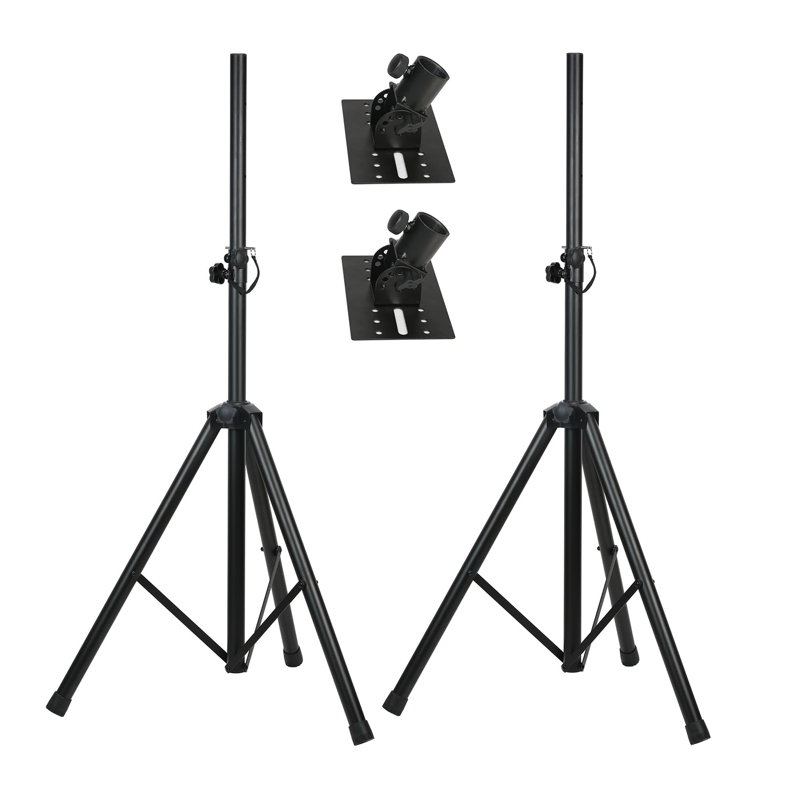 Howonder Heavy Duty Speaker Stand, Pa Speaker Stand,Speaker Tripod Stand, Adjustable Height From 44 To 72 Inches,Hold Up To 150L
