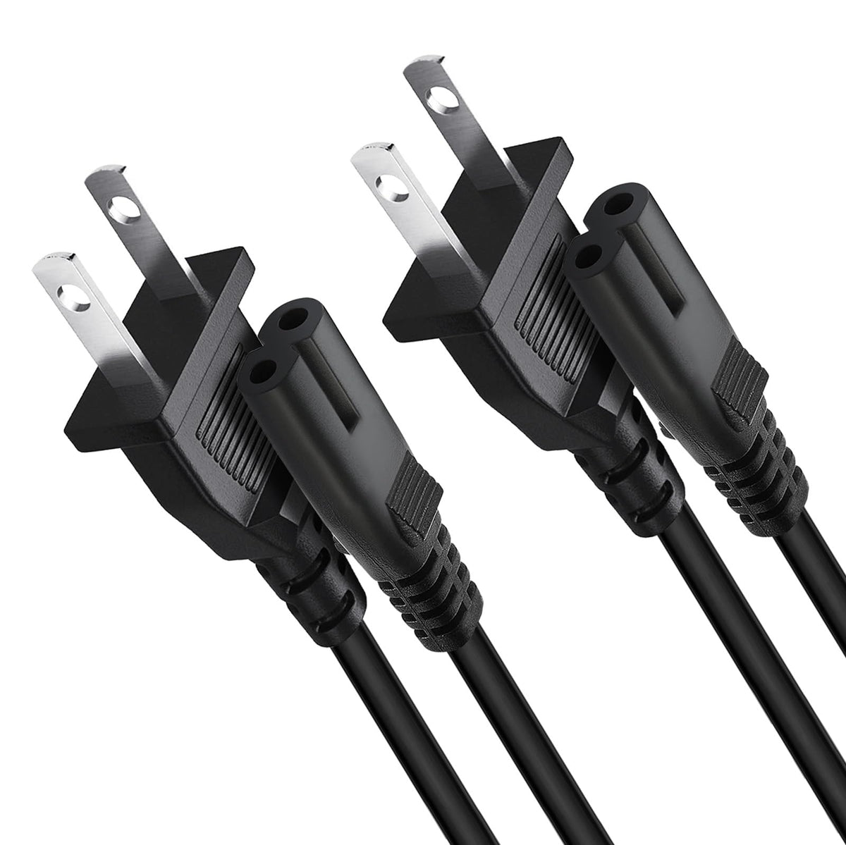 2 Pack Ac Tv Power Cord For Samsung Un40 Un43 Un48 Un49 Un50 Un55 Un60 Un65 Un70 Un75 Un78 Smart Tv 24' 32 40 43 48 49 50 55 60 65 75 85 Inch, Samsung Subwoofer Speakers Charger 3Ft Cable Replacement