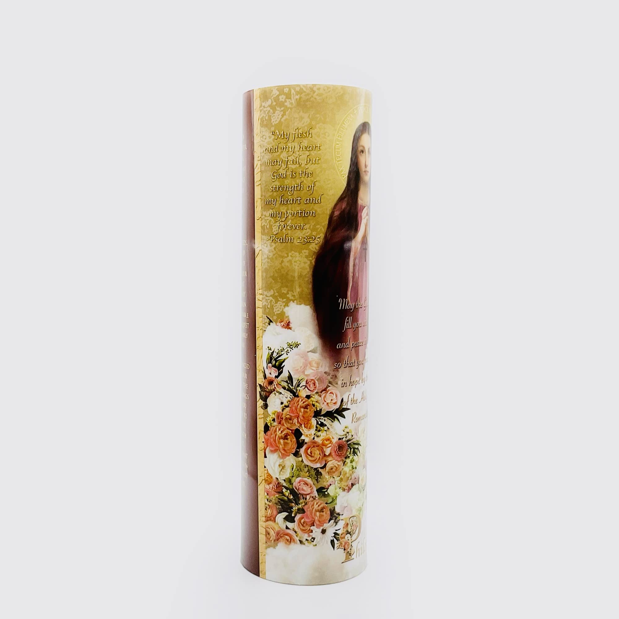 The Saints Collection St Philomena, Led Flameless Devotional Prayer Candle