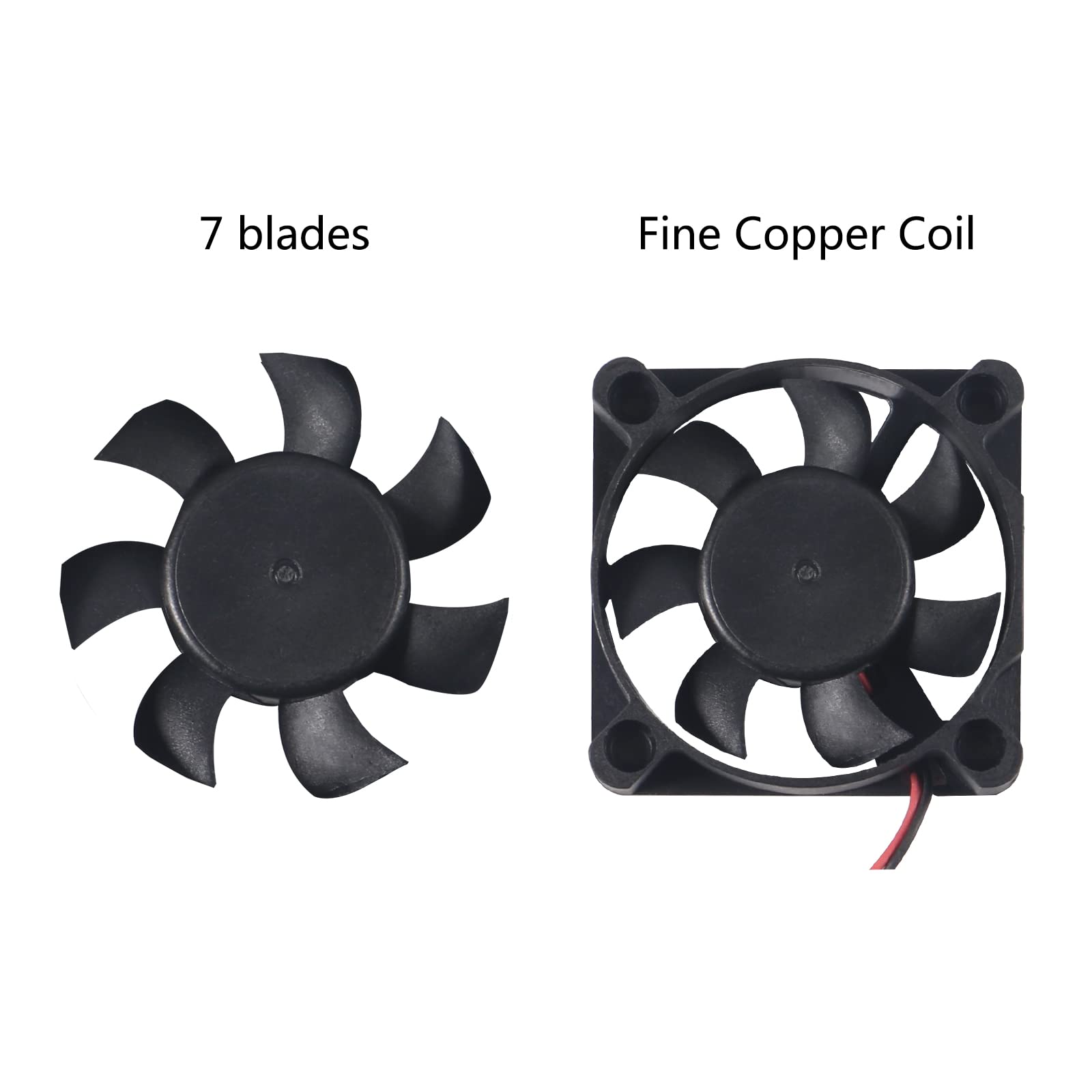Aitiao 6Pcs 50Mm Usb Brushless Cooling Fan 50Mm X10Mm Dc 5V Quiet Cooling Fan 5010 Mini Computer Fan For Small Appliances Series