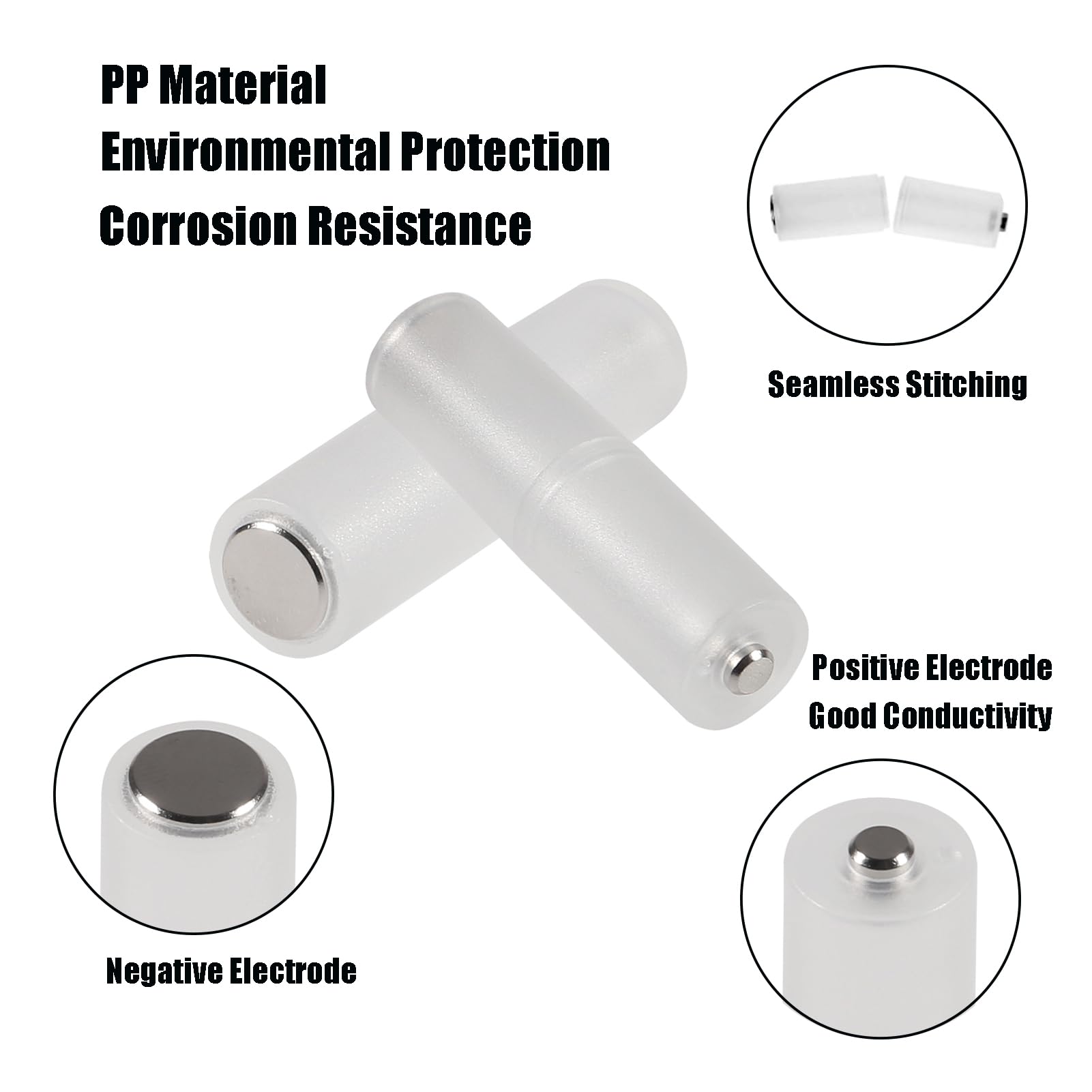 Aediko 10Pcs Aaa To Aa Converter Aaa To Aa Battery Adapter Aaa To Aa Battery Converter Holder Aaa To Aa Adapter For Aaa To Aa Battery