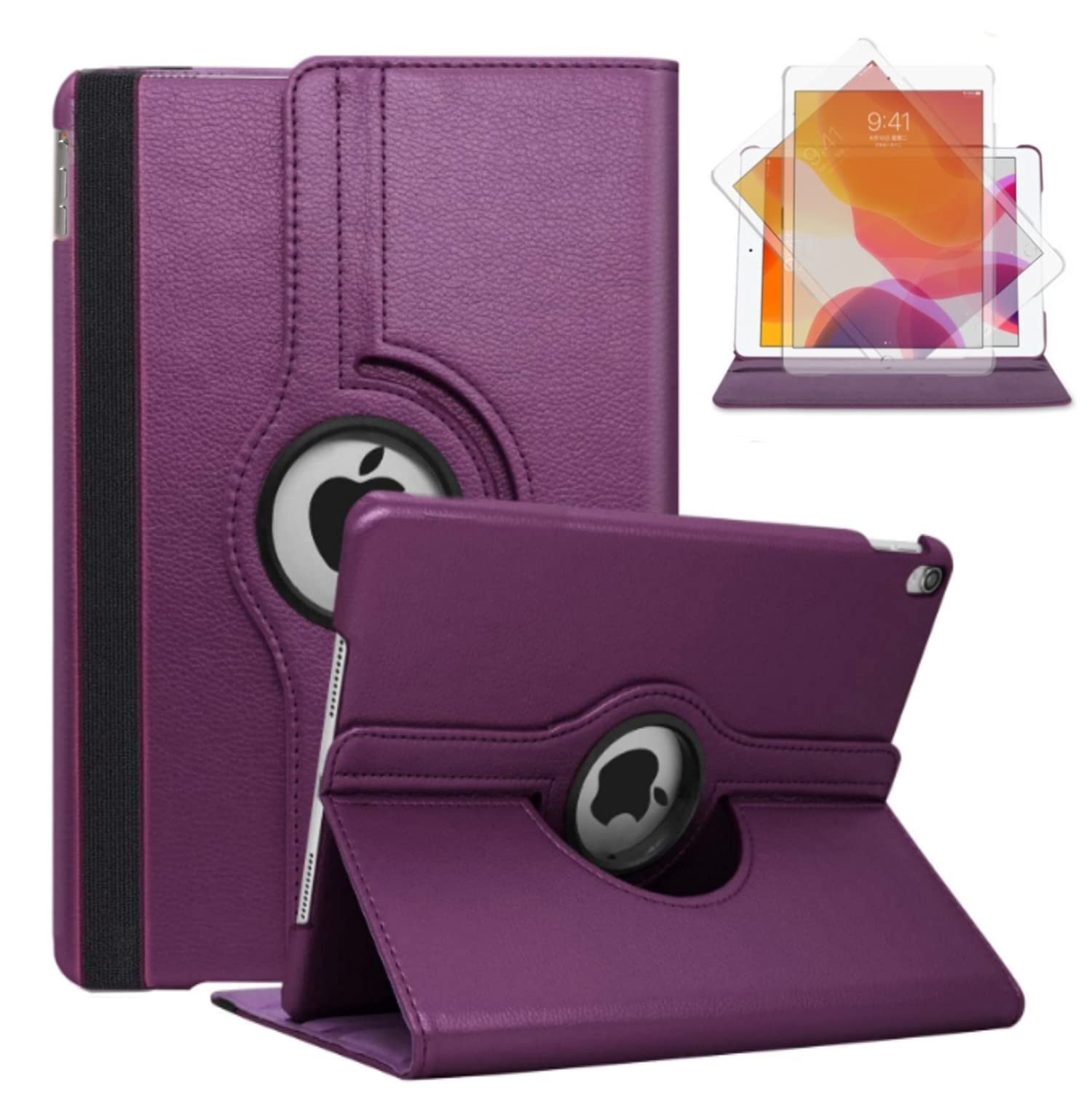Case For Ipad Pro 12.9 Inch 6Th Generation 2022 Model A2764 / A2437 / A2766 With Rotating Stand Auto Sleep/Wake Also For Ipad Pr
