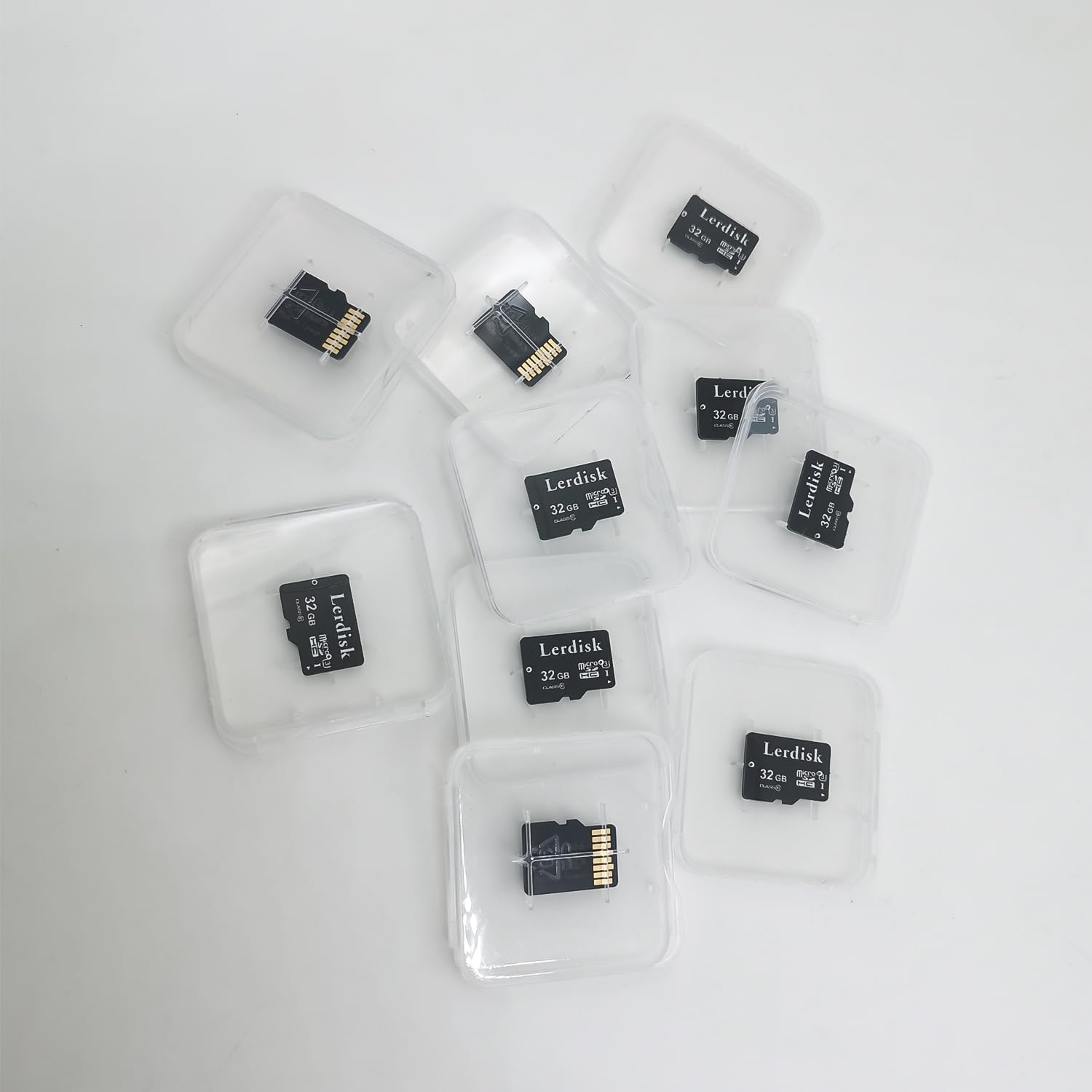 Lerdisk Factory Wholesale Micro Sd Card 32Gb U3 Pack Of 10 In Bulk Micro Sdhc With Sd Adapter Produced By Authorized Licencee(32
