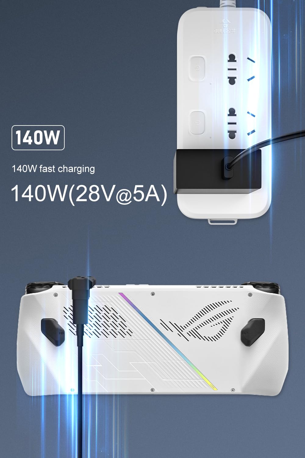 Jadebones 180 Degree Angle Usb C Adapter (2 Pack), U Shape Usb C Male To Usb C Female Pd 140W Extender Connector For Rog Ally,St