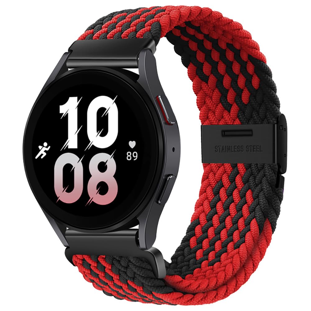 20Mm Sport Loop Band Compatible With Samsung Galaxy Watch 7 6 5 4 Band 40Mm 44Mm/Watch 5 Pro 45Mm/Galaxy Watch 4 6 Classic Band