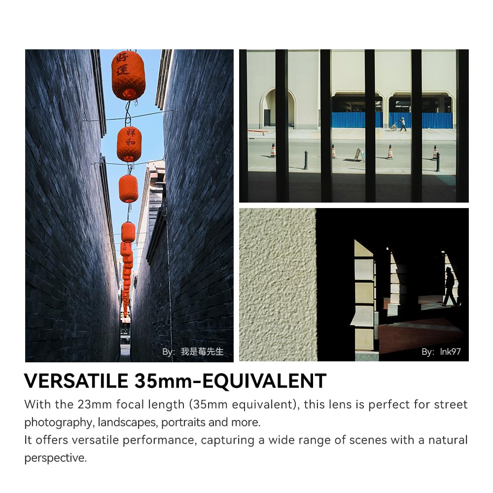 Ttartisan Af 23Mm F1.8 Fuji X Mount, Aps-C Frame Autofocus Lens For Fuji X-Mount Cameras X-A1 X-A10 X-A2 X-A3 X-A5 X-A7 X-M1 X-M