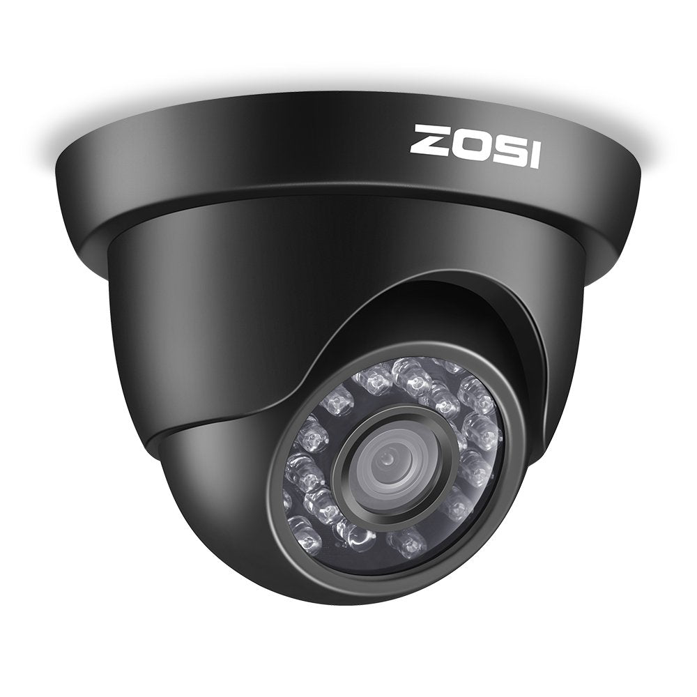 Zosi 720P Hd 1280Tvl Hybrid 4 In 1 Tvi/Cvi/Ahd/960H Cvbs Security Surveillance Cctv Camera High Resolution Weatherproof Cameras