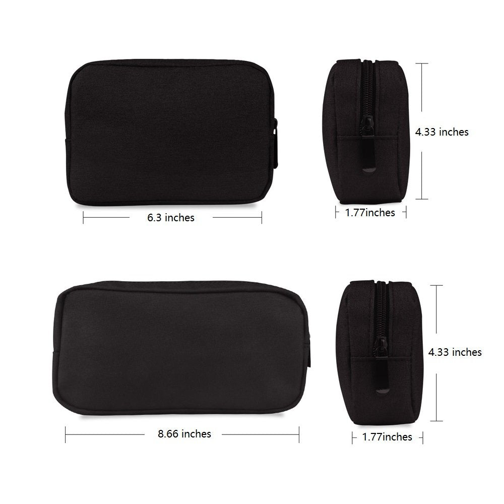 Ercrysto Universal Electronics/Accessories Soft Carrying Case Bag, Durable & Light Weight,Suitable For Out Going, Business, Trav