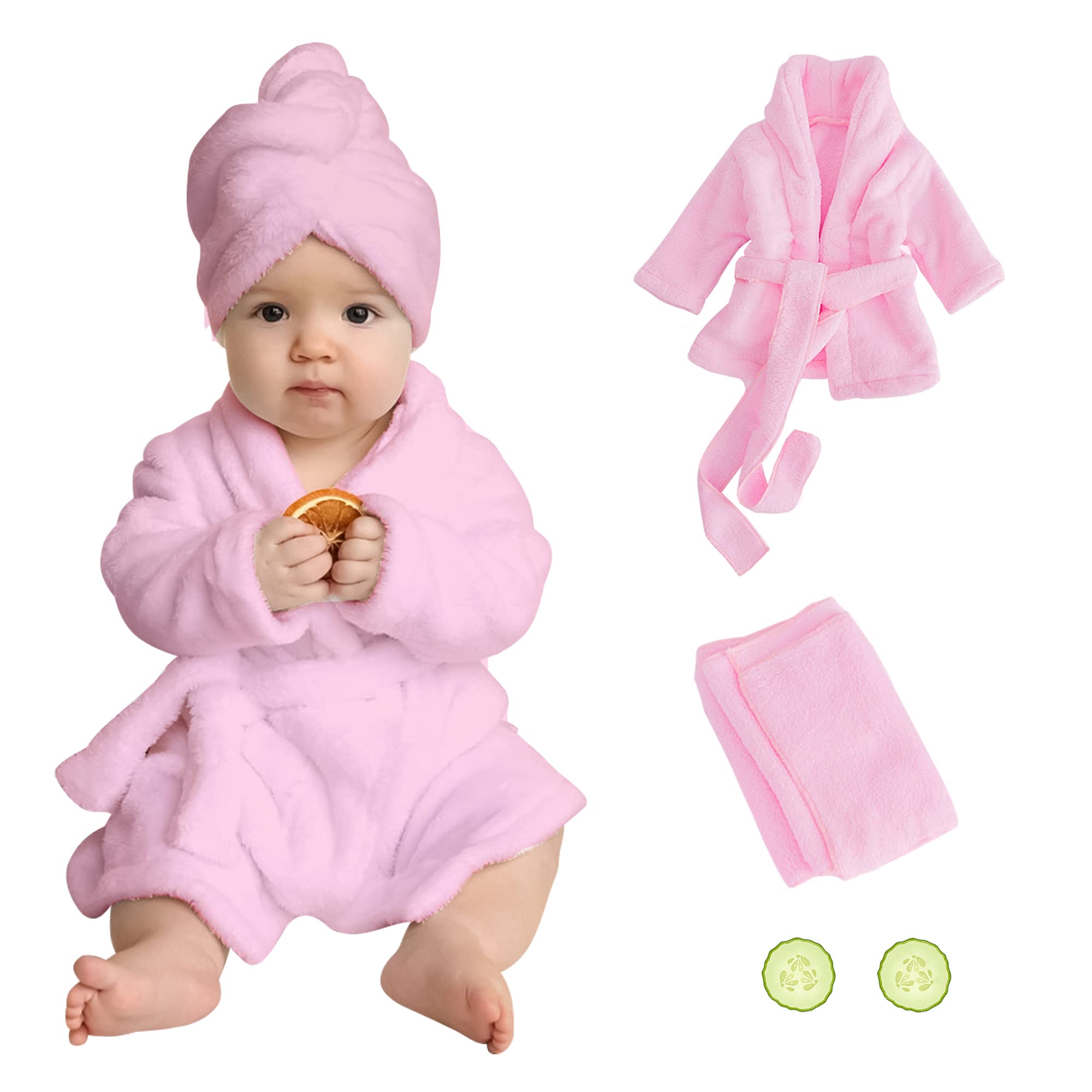 Newborn Photography Prop Bathrobe Baby Photo Props Bathrobe Outfits Infant Bath Robe Bath Towel Sets For Boy Girl Newborn Photog