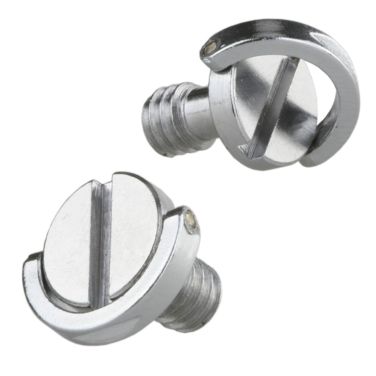 Haoge 1/4'' 20 D Ring Stainless Steel Mounting Fixing Screw For Camera Tripod Monopod Quick Release Plate (Pack Of 2)