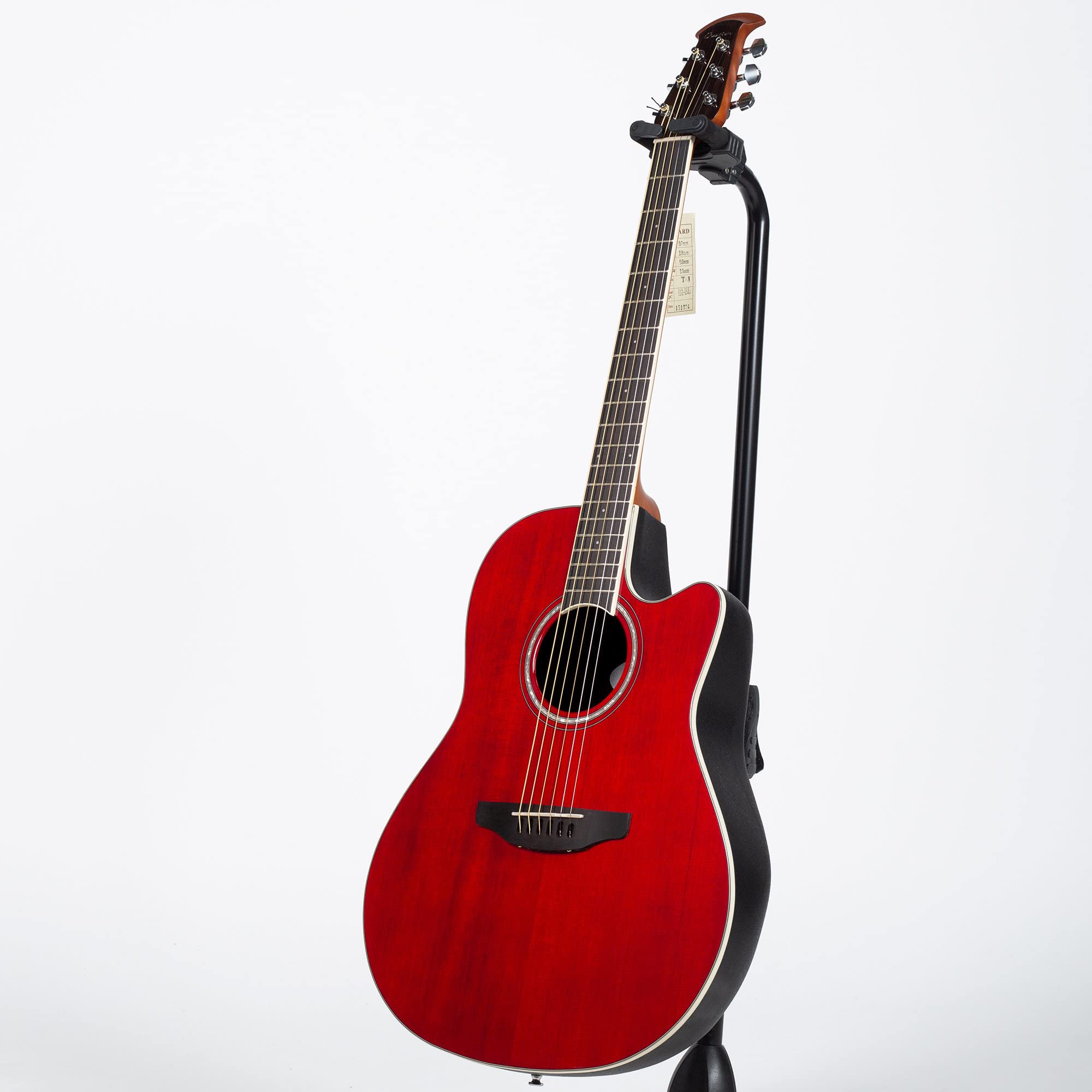 Ovation CS24-RR Celebrity Standard Mid Depth Ruby Red elektrisch-akoestische westerngitaar (OV531124)