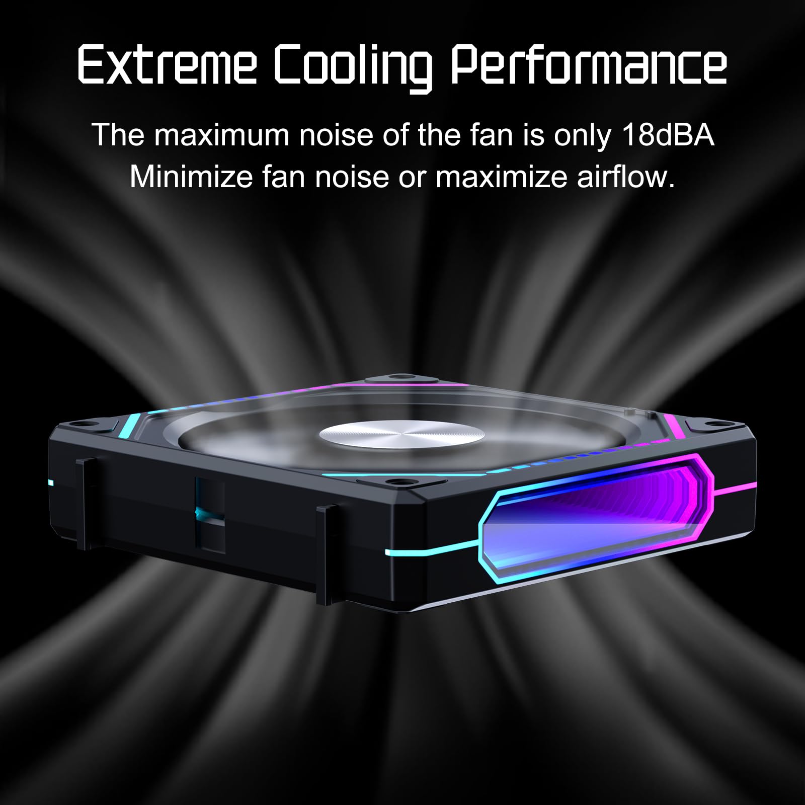 Modular Prism Building Block Chassis Fan, 120Mm Led Fan Compatible With Asus Aura, Msi Mystic Light For Pc Chassis, Computer Cpu