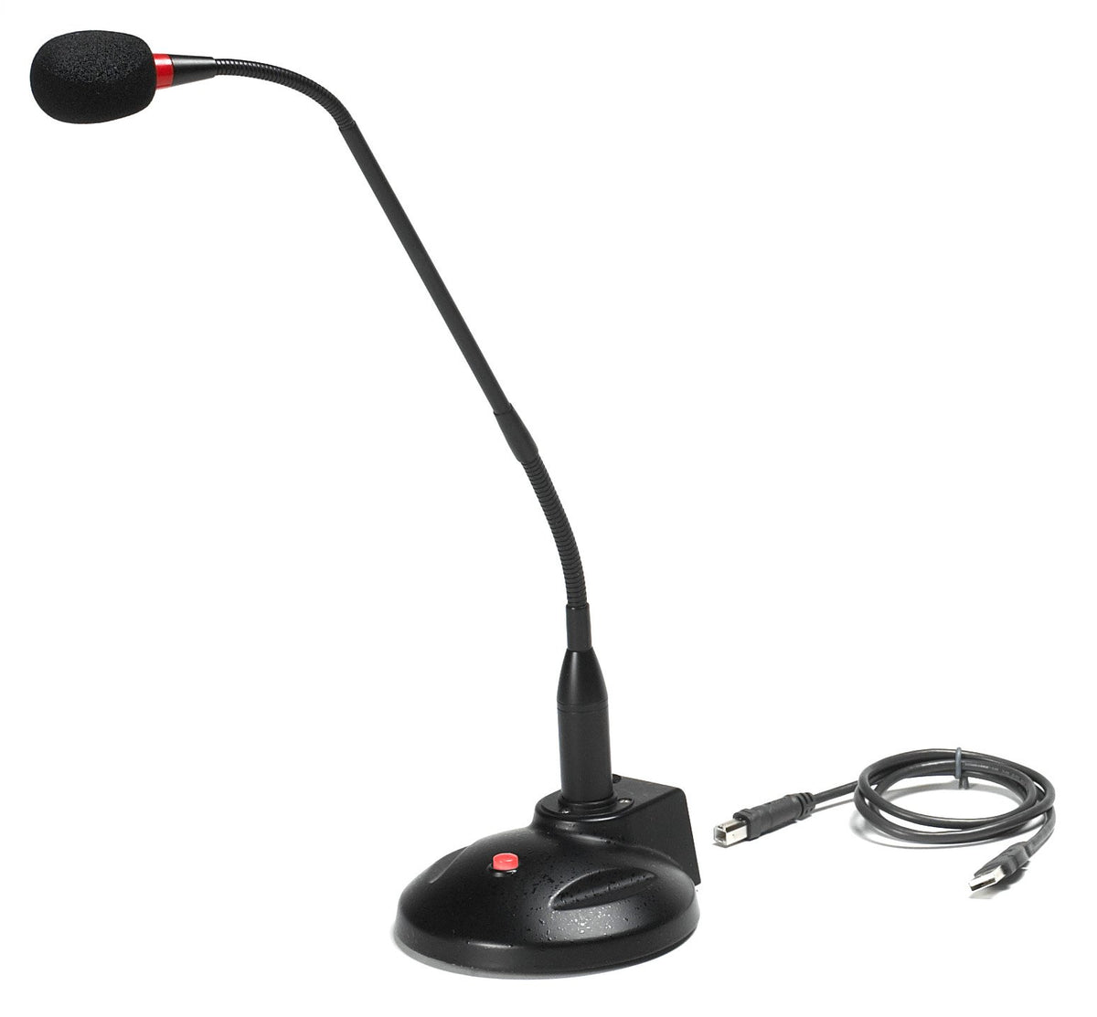 Sound Tech Gn Usb 2 18 Inch Professional Uni Direction Noise Canceling Gooseneck Stereo Microphone With 10 Ft Usb Cord
