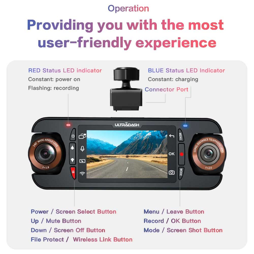 Ultradash Dash Cam Magnetic Mount (Ultradash Z3 (Standard))