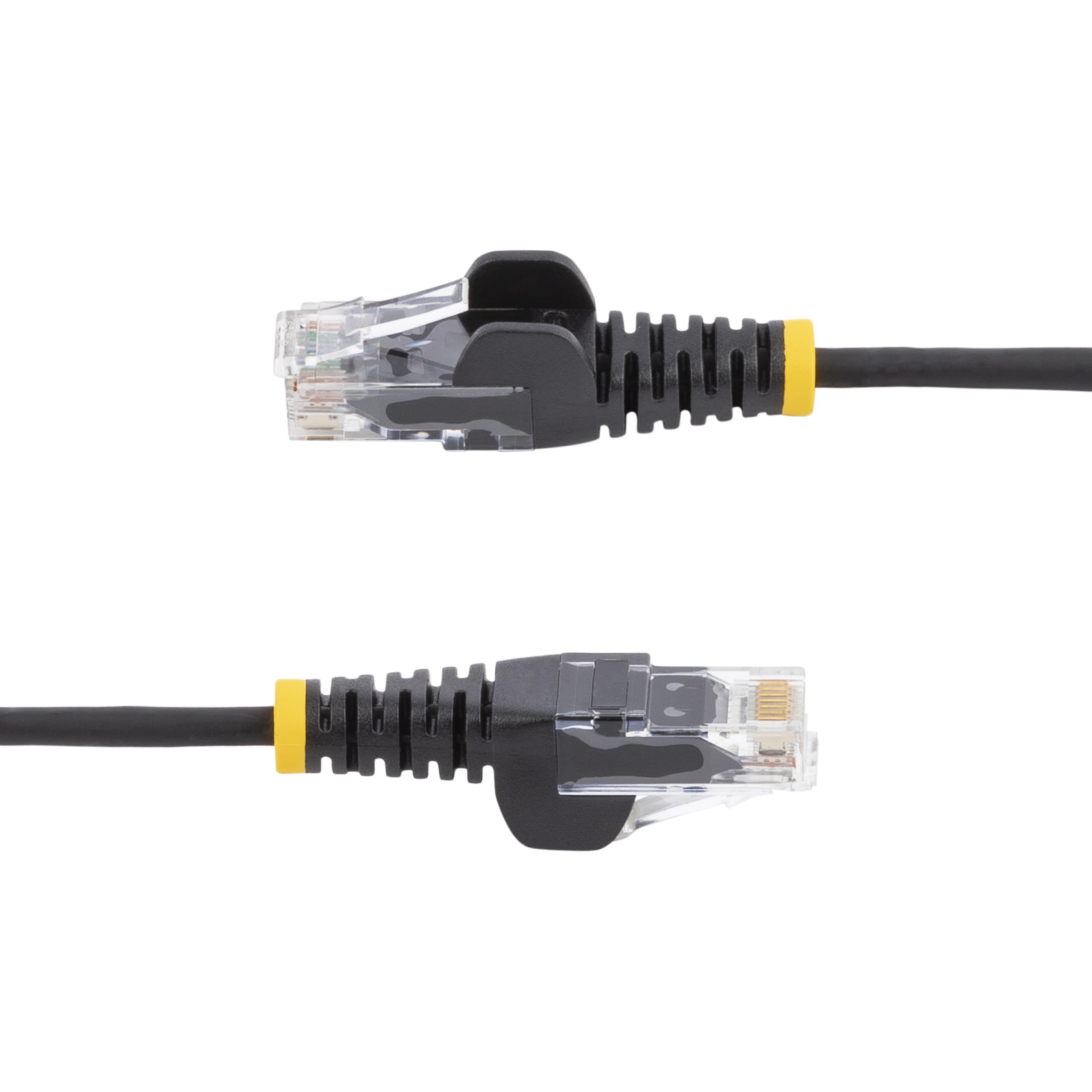 Startech.Com 6 In Cat6 Cable   Slim Cat6 Patch Cord   Black Snagless Rj45 Connectors   Gigabit Ethernet Cable   28 Awg   Lszh (N