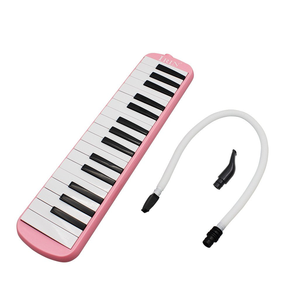 Btuty 32 Keys Melodica Piano Musical Instrument For Beginner Gift With Carrying Bag (Pink)