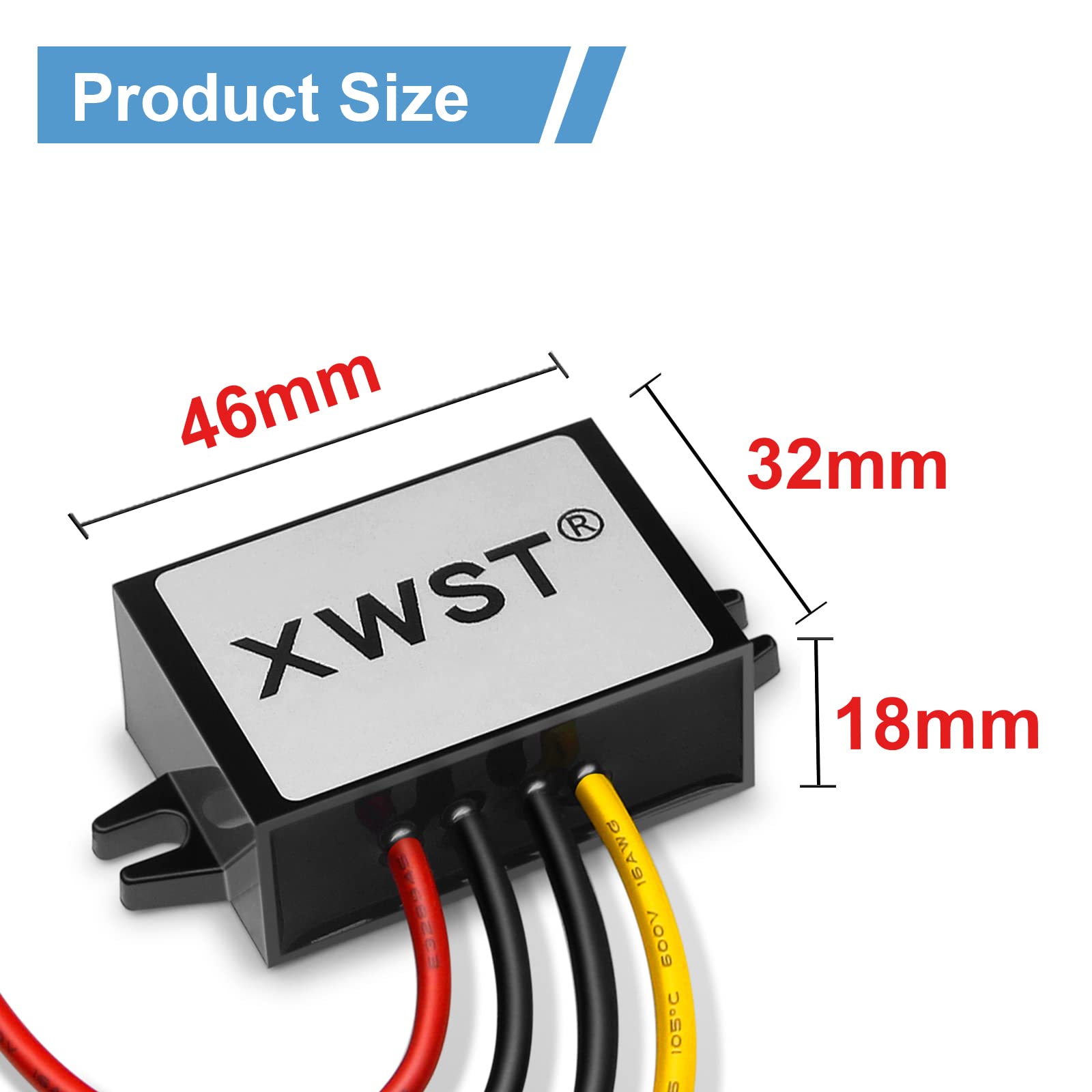 Xwst Dc Dc Converter Reducer 30 90V 24V 48V 60V 72V To 24V Dc Converter Step Down Buck 1A 24W Dc Voltage Regulator For Golf Cart