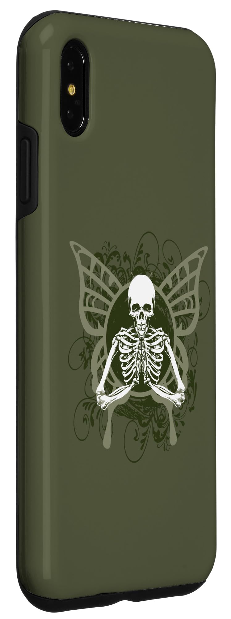 Iphone Xs Max Aesthetic Y2K Fairy Wings Skeleton Alt Grunge Case