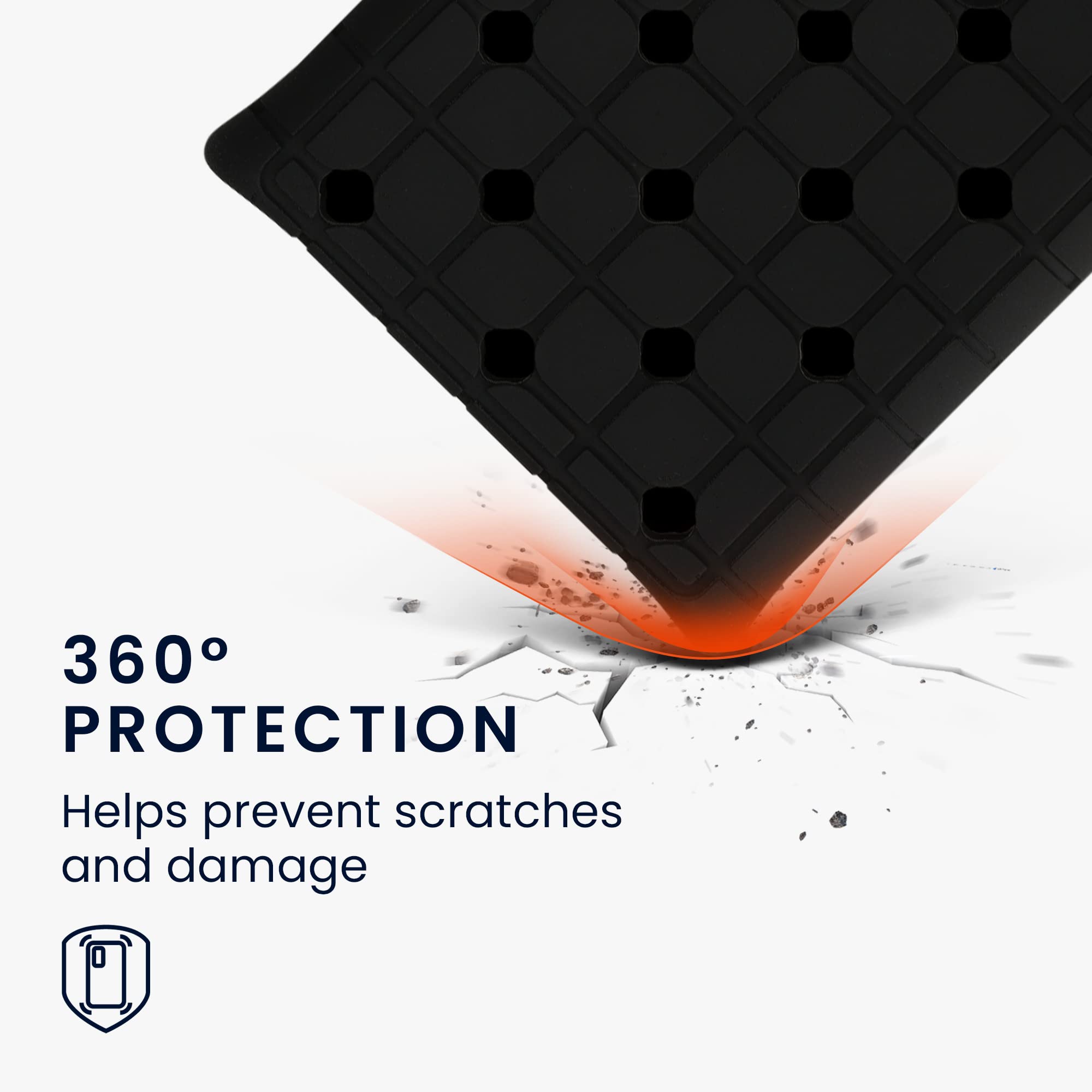 Kwmobile Silicone Case Compatible With Samsung T7 Touch Portable Ssd   Case Protective Cover For Ssd Drive   Black