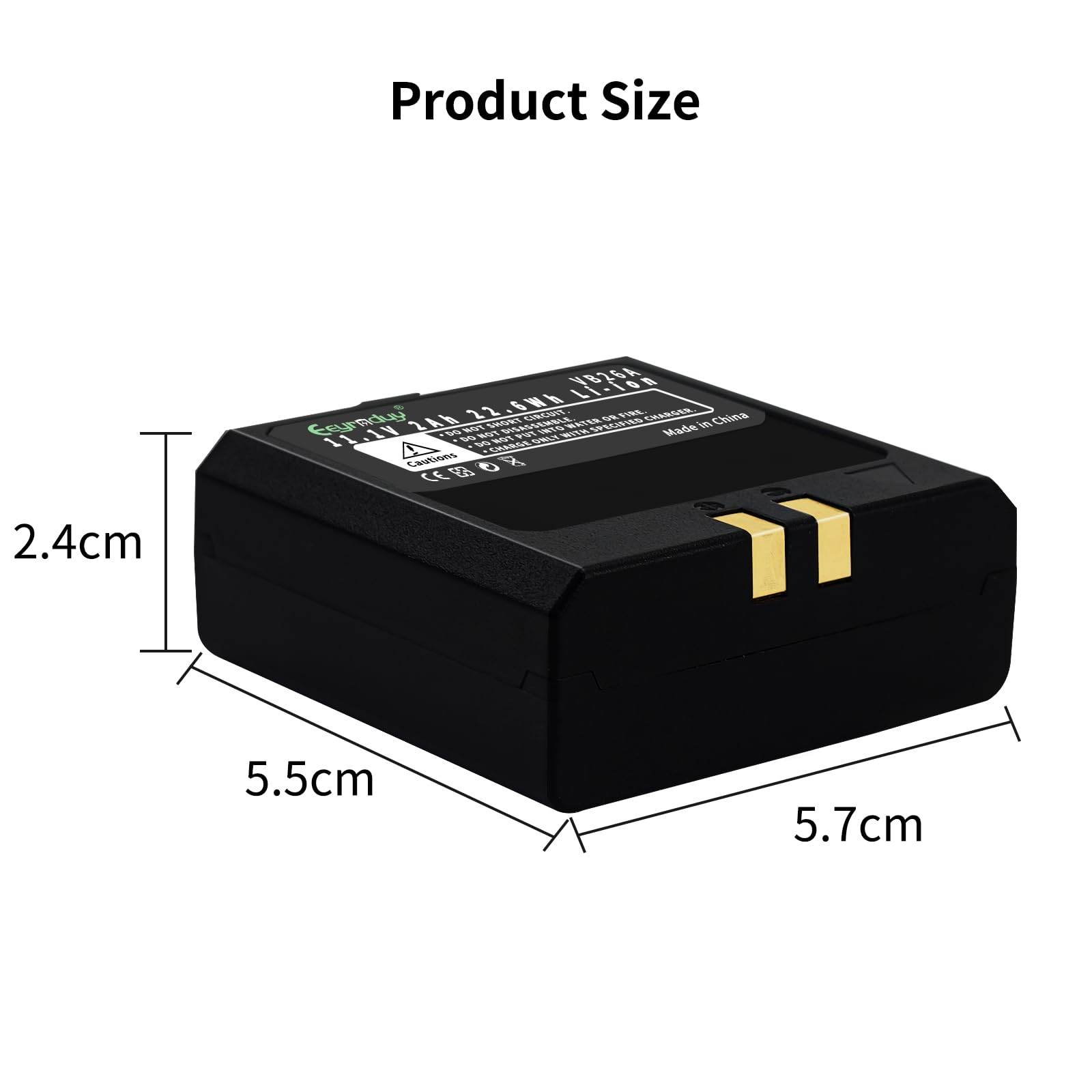 Eeyrnduy Vb18 Rechargeable Lithium Battery For Godox V850 V850Ii V860 V860C V860Ii V860Ii C V860N V860Ii N V860Ii F V860Ii O V86