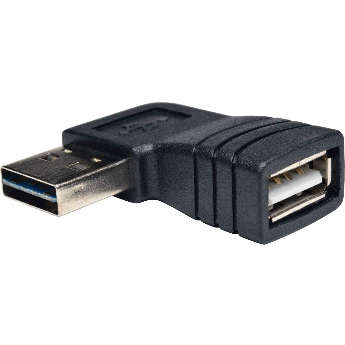 Tripp Lite Universal Reversible Usb 2.0 Hi Speed Adapter (Reversible A To Right Angle A M/F)(Ur024 000 Ra)