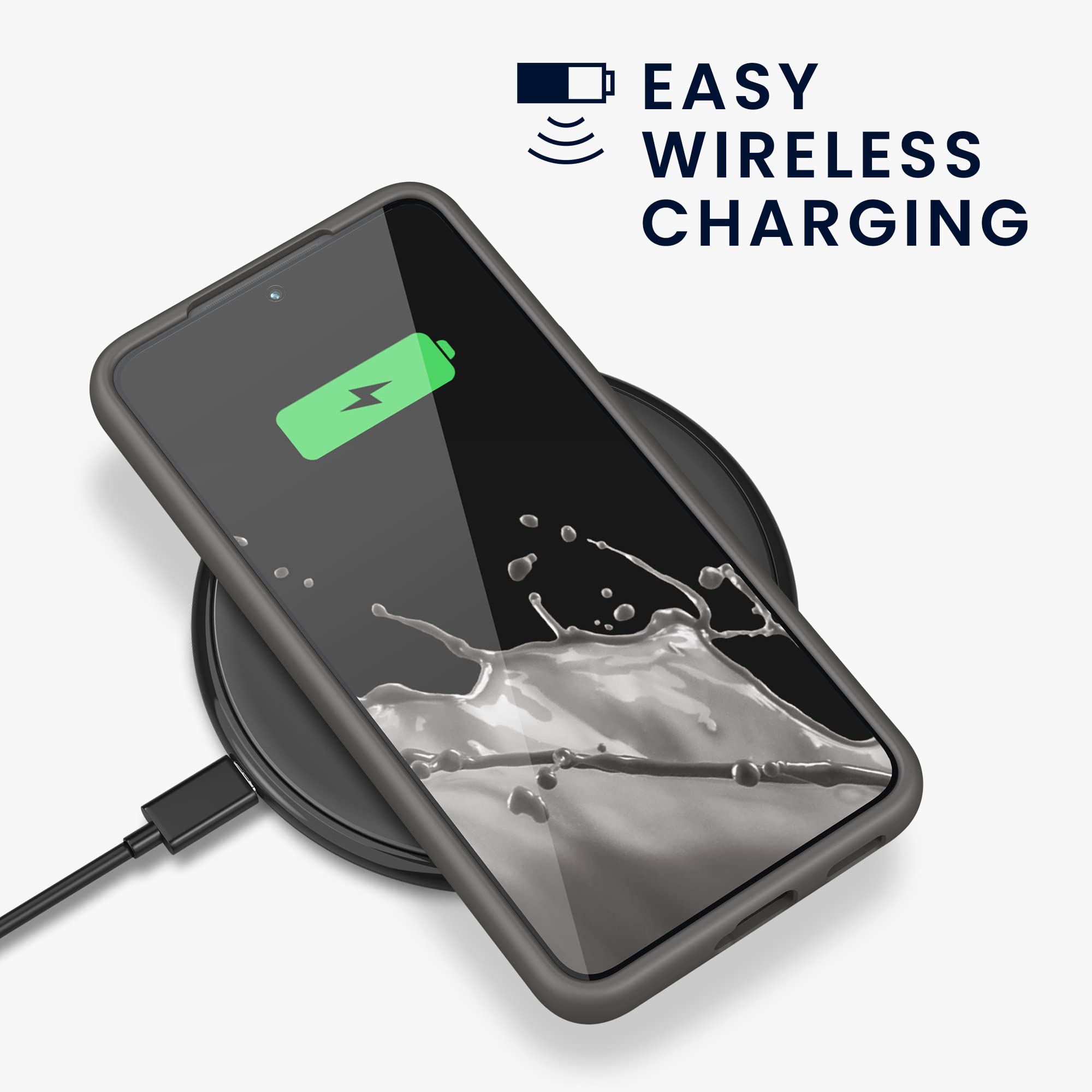 Kwmobile Case Compatible With Samsung Galaxy S22 Case   Tpu Silicone Phone Cover With Soft Finish   Black Matte