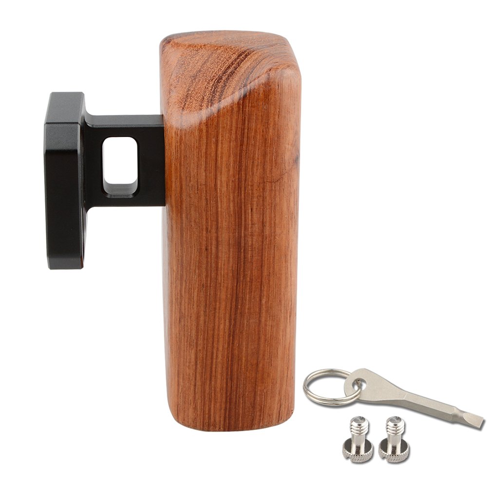 Camvate Wooden Handle Grip For Panasonic Camera Gh Series(Right Hand) - 1649