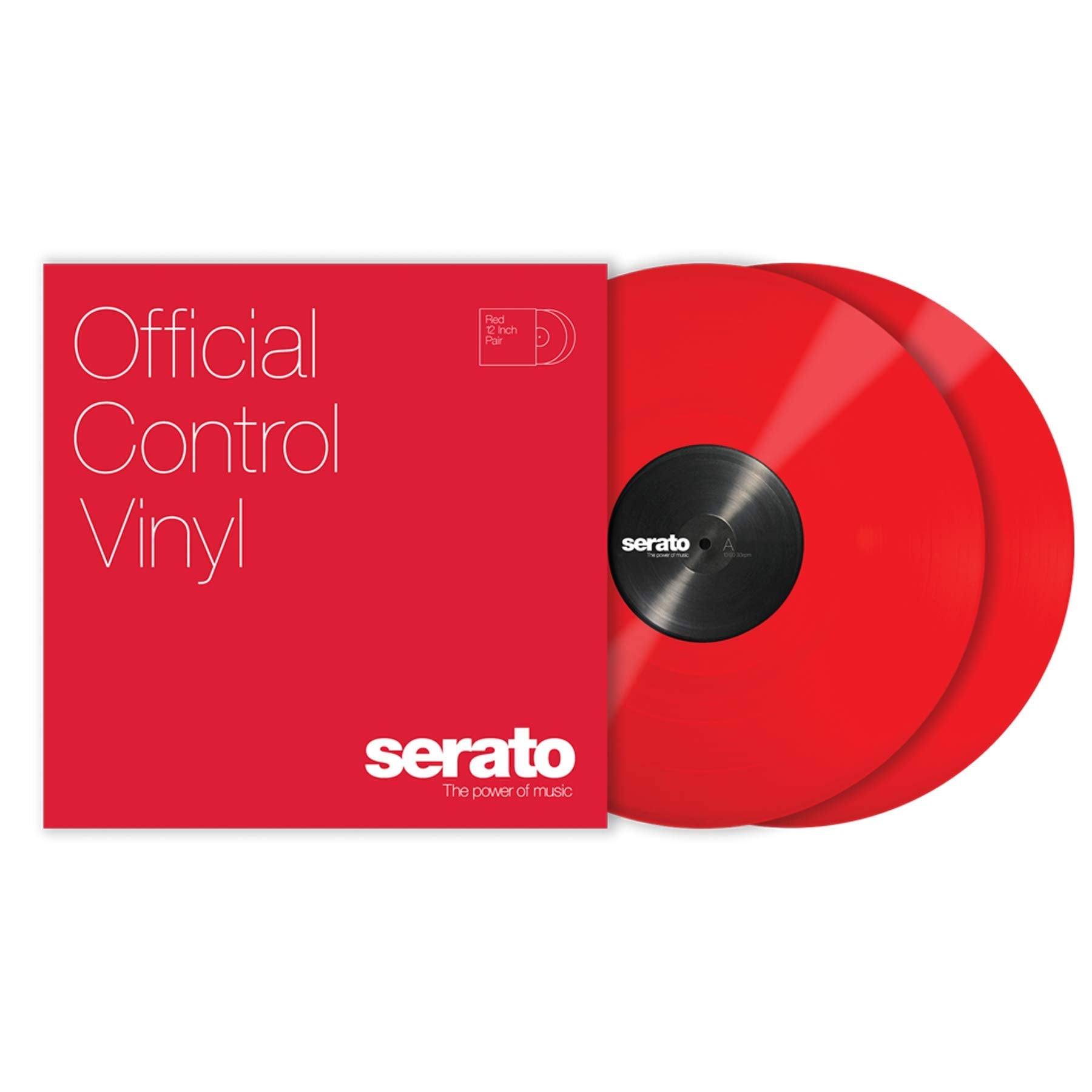 Serato Control Vinyl 12'' Pair Red