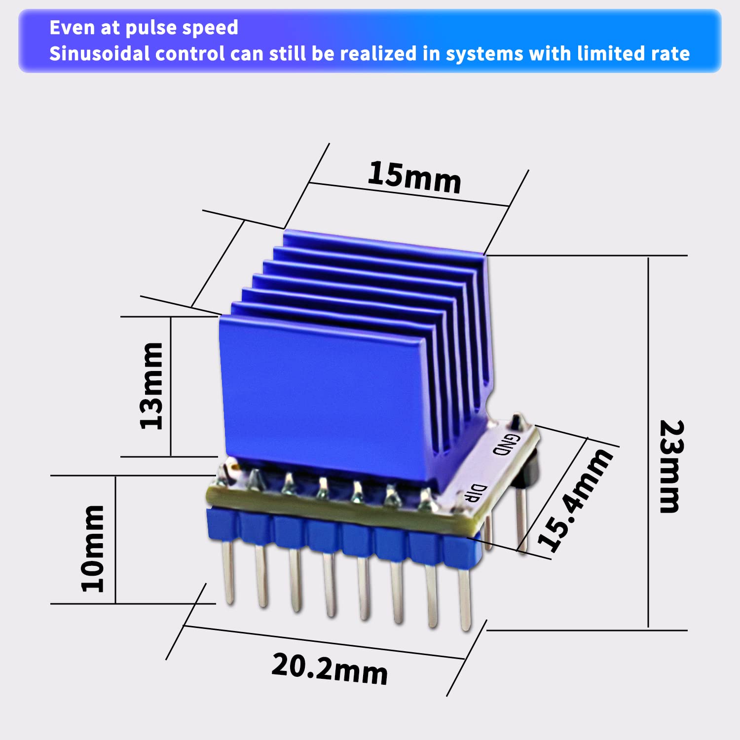 Cenrykay Tmc2208 3D Printer Stepper Motor Driver, 5Pack Tmc2208 V1.2 Stepper Driver Module With Heat Sink For 3D Printer Control